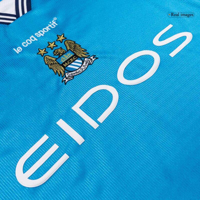 Manchester City Home Soccer Jersey Retro 1999/01