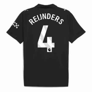 Manchester City REIJNDERS #4 Away Soccer Jersey 2025/26