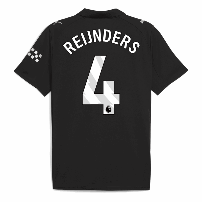 Manchester City REIJNDERS #4 Away Soccer Jersey 2025/26
