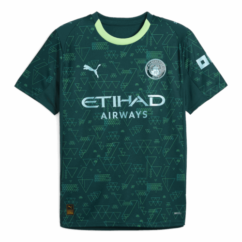 Manchester City Fourth Away Soccer Jersey 2025/26