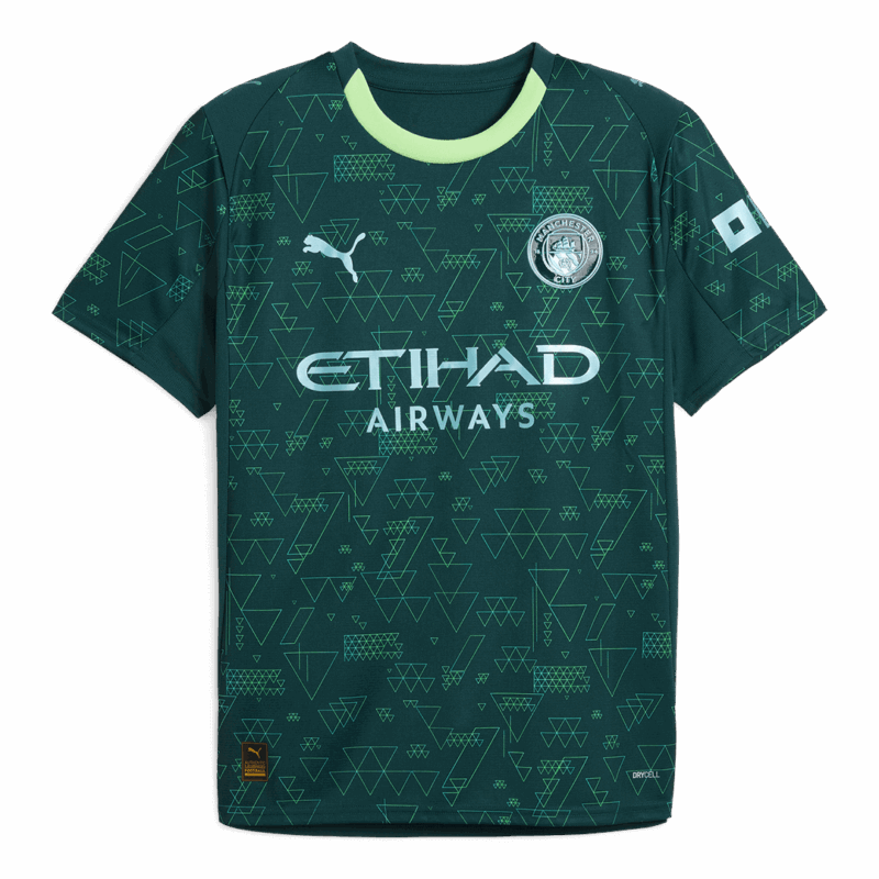 Manchester City Fourth Away Soccer Jersey 2025/26