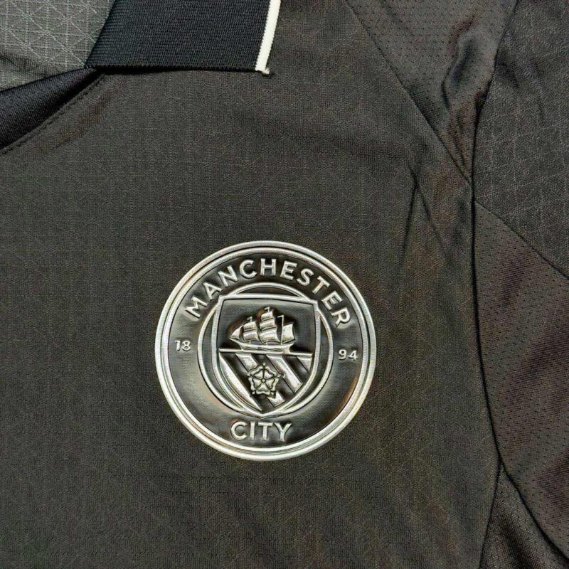 REIJNDERS #4 Authentic Manchester City Away Soccer Jersey 2025/26 Black
