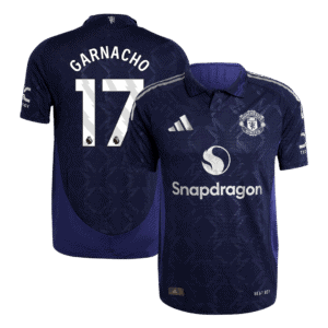 GARNACHO #17 Manchester United Away Authentic Soccer Jersey 2024/25