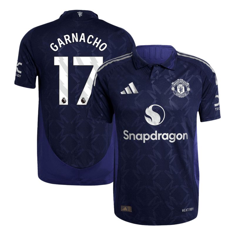 GARNACHO #17 Manchester United Away Authentic Soccer Jersey 2024/25