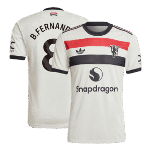 B.FERNANDES #8 Manchester United Third Away Authentic Soccer Jersey 2024/25