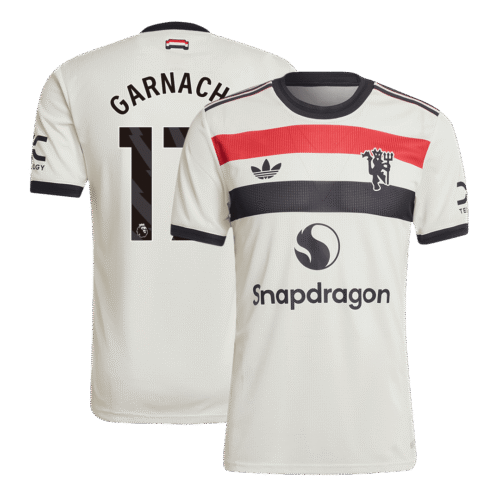 GARNACHO #17 Manchester United Third Away Authentic Soccer Jersey 2024/25