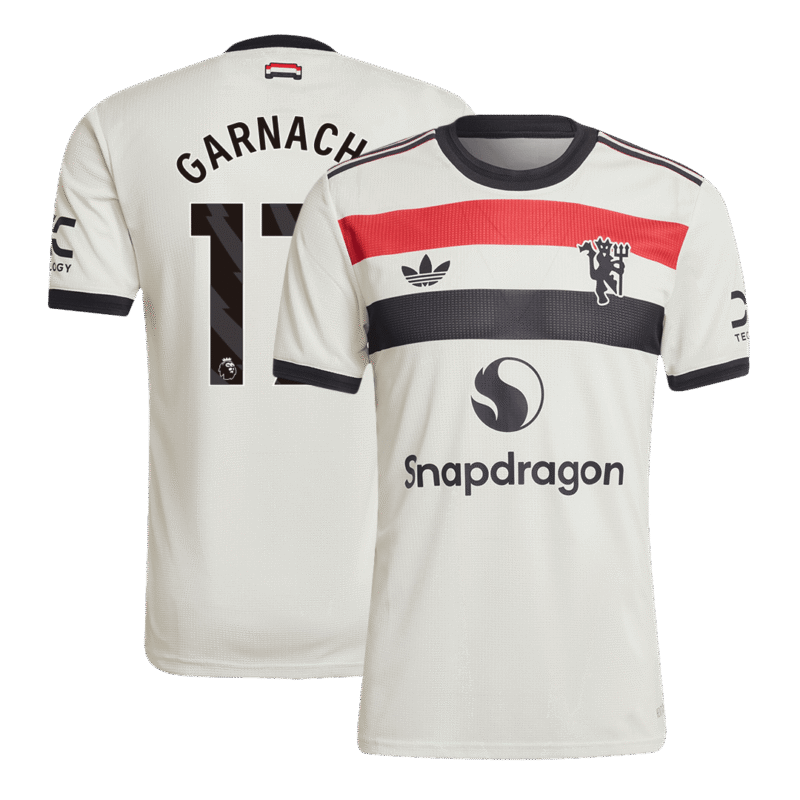 GARNACHO #17 Manchester United Third Away Authentic Soccer Jersey 2024/25