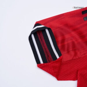 B.FERNANDES #8 Manchester United Home Authentic Soccer Jersey 2025/26
