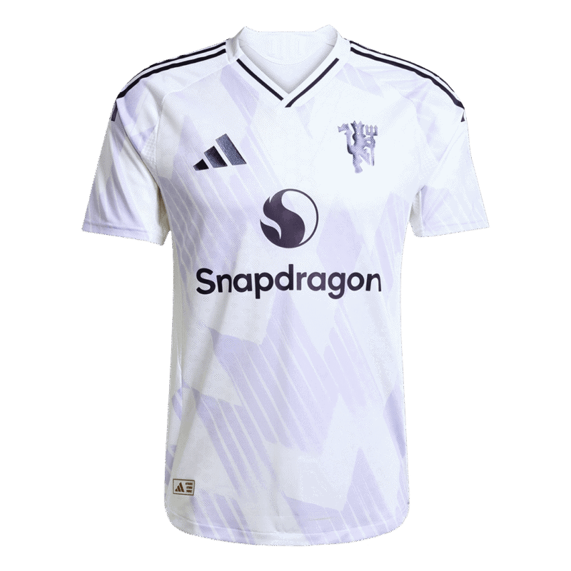 B.FERNANDES #8 Manchester United Away Authentic Soccer Jersey 2025/26
