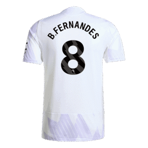 B.FERNANDES #8 Manchester United Away Authentic Soccer Jersey 2025/26