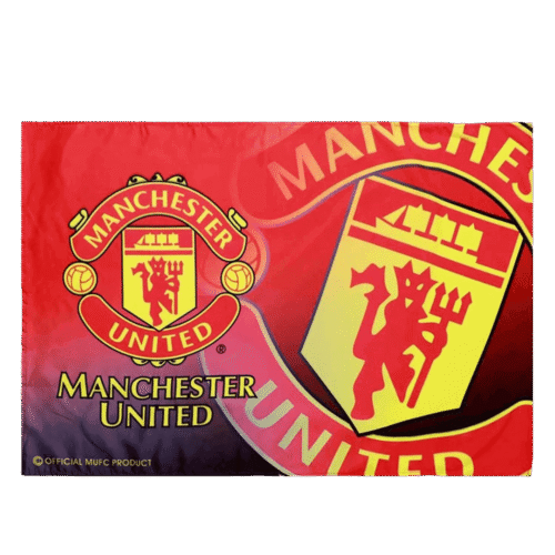Manchester United Team Flag Red
