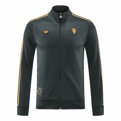 25/26 Manchester United Training Jacket Black