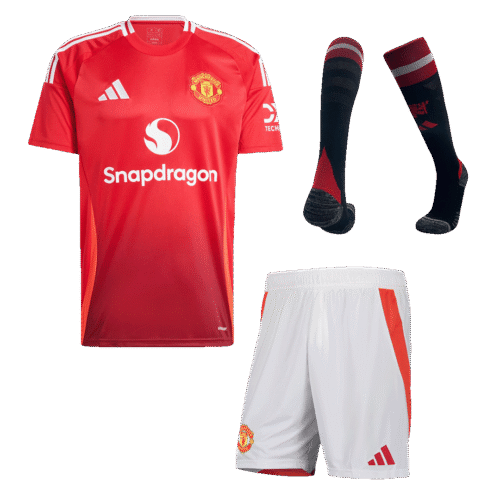 Manchester United Home Jerseys Full Kit 2024/25
