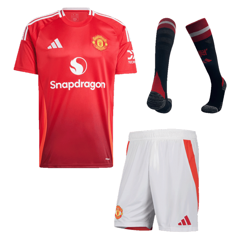 Manchester United Home Jerseys Full Kit 2024/25