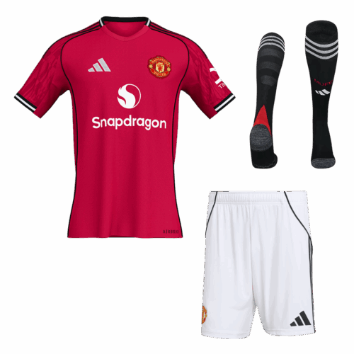 Manchester United Home Jerseys Full Kit 2025/26