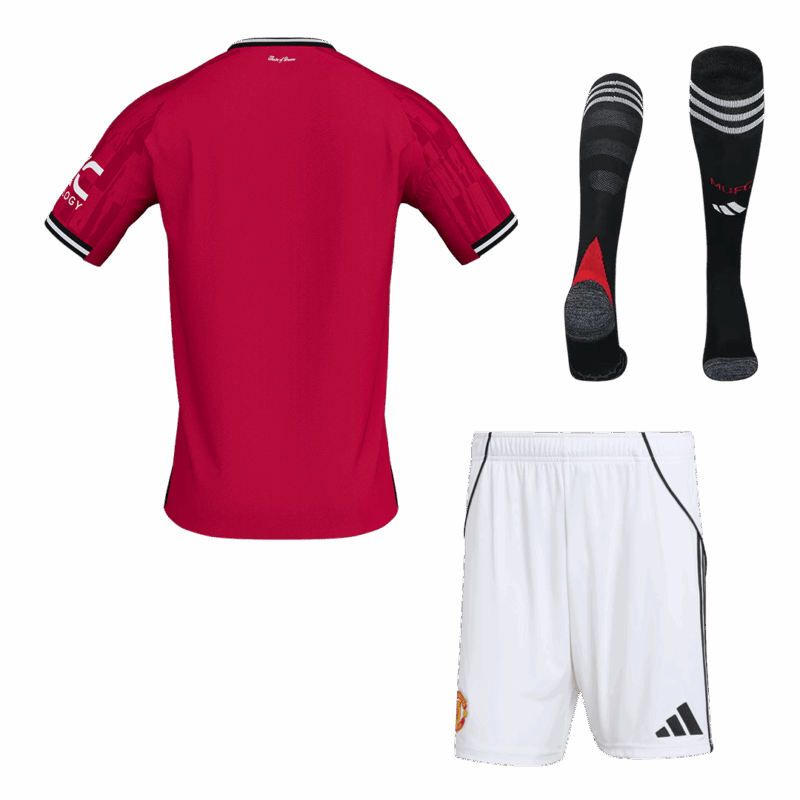Manchester United Home Jerseys Full Kit 2025/26