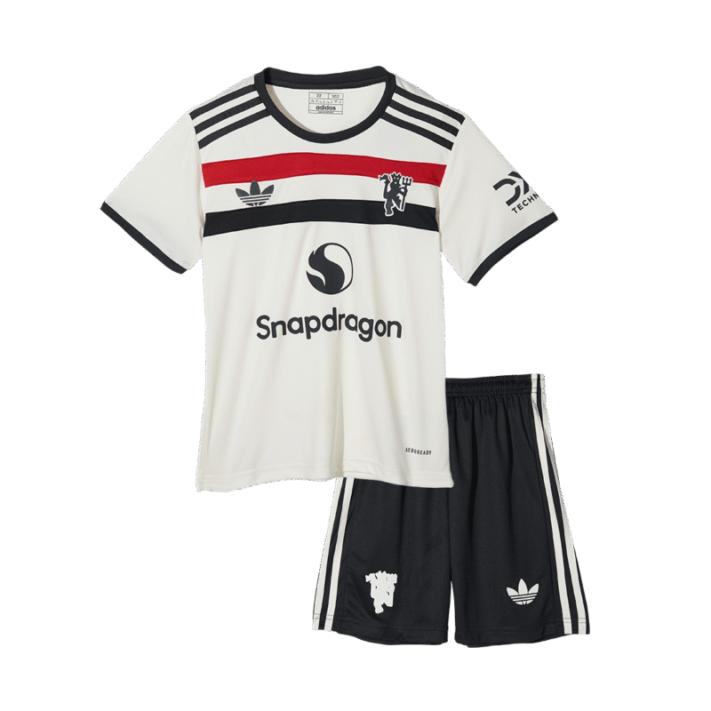 Manchester United Third Away Kids Soccer Jerseys Kit 2024/25