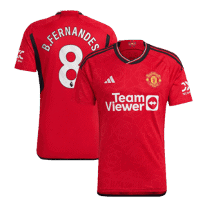 B.FERNANDES #8 Manchester United Home Jersey 2023/24