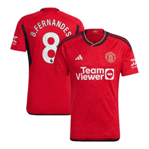 B.FERNANDES #8 Manchester United Home Jersey 2023/24