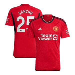 SANCHO #25 Manchester United Home Jersey 2023/24