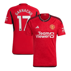 GARNACHO #17 Manchester United Home Soccer Jersey 2023/24