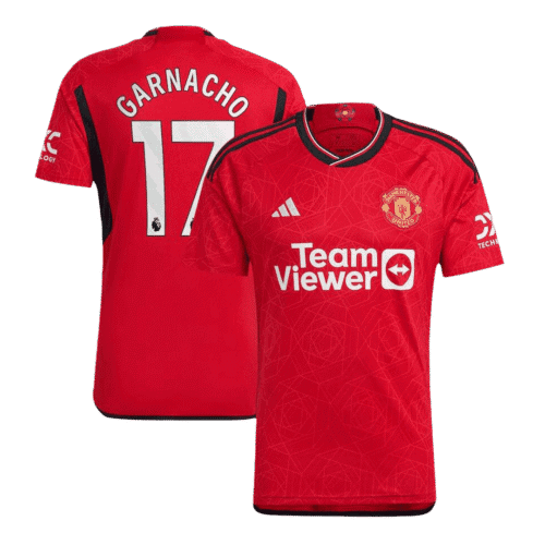 GARNACHO #17 Manchester United Home Soccer Jersey 2023/24