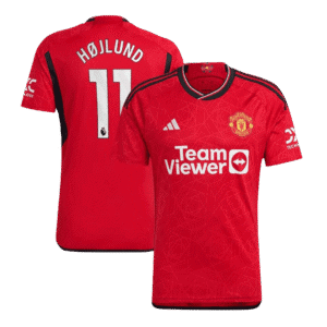 HØJLUND #11 Manchester United Home Soccer Jersey 2023/24