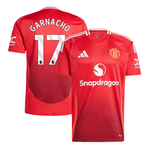 GARNACHO #17 Manchester United Home Soccer Jersey 2024/25