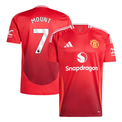 MOUNT #7 Manchester United Home Soccer Jersey 2024/25