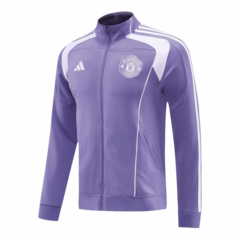 Manchester United Track Jacket 2025/26 - Purple