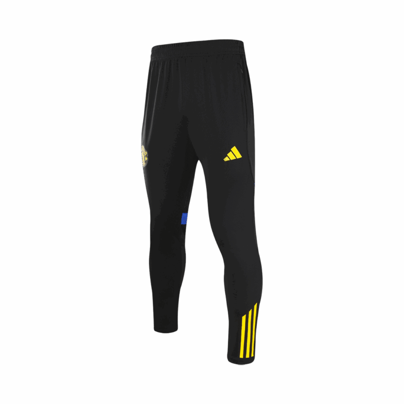 Kid's Manchester United Zipper Sweatshirt Kit(Top+Pants) 25/26 Black