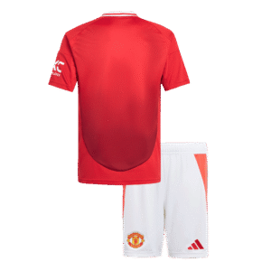 Manchester United Home Kids Soccer Jerseys Kit 2024/25