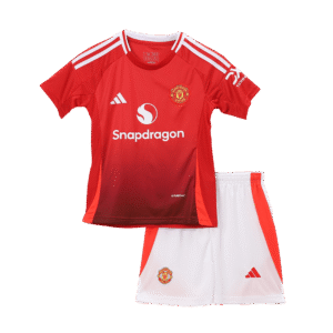 Manchester United Home Kids Soccer Jerseys Kit 2024/25