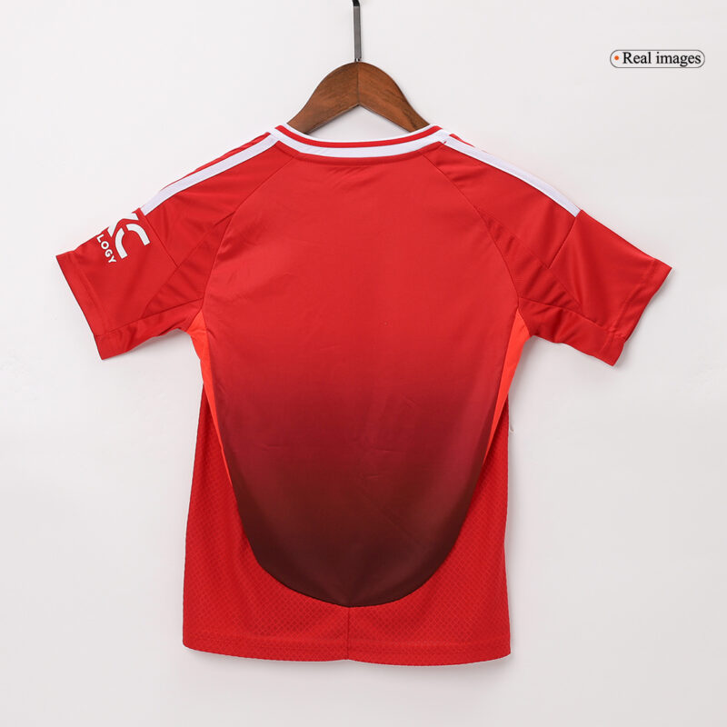 Manchester United Home Kids Soccer Jerseys Kit 2024/25