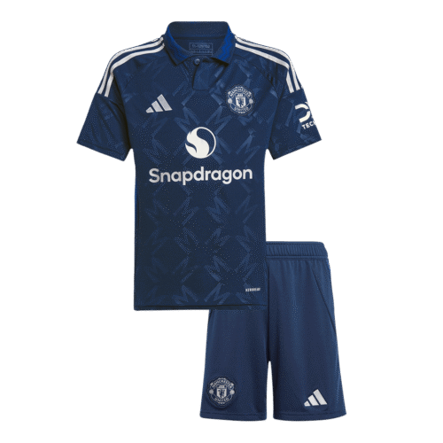 Manchester United Away Kids Soccer Jerseys Kit 2024/25