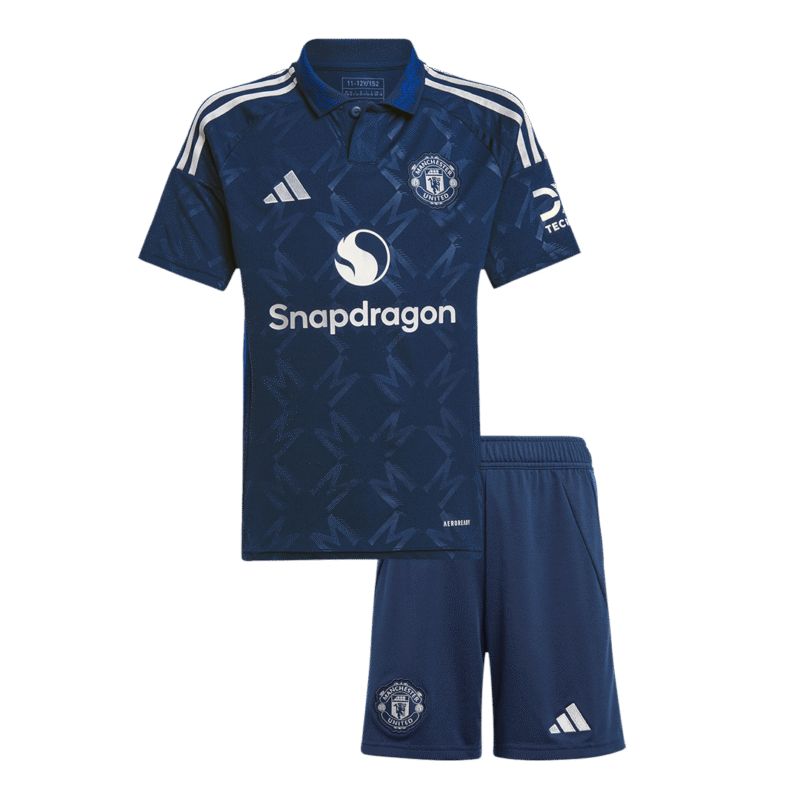 Manchester United Away Kids Soccer Jerseys Kit 2024/25