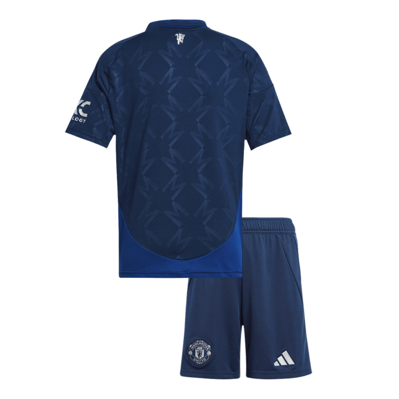 Manchester United Away Kids Soccer Jerseys Kit 2024/25