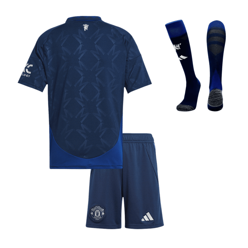 Manchester United Away Kids Soccer Jerseys Full Kit 2024/25