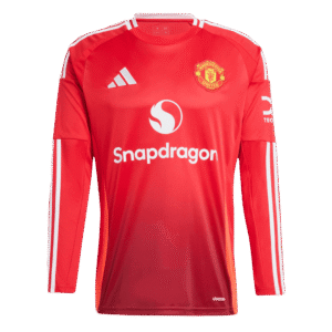 Manchester United Home Long Sleeve Soccer Jersey 2024/25