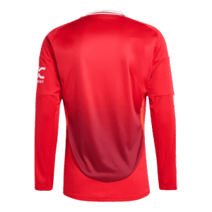 Manchester United Home Long Sleeve Soccer Jersey 2024/25
