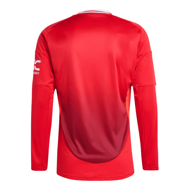 Manchester United Home Long Sleeve Soccer Jersey 2024/25