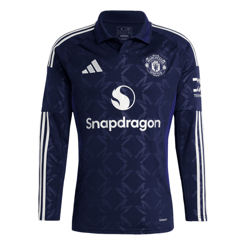 Manchester United Away Long Sleeve Soccer Jersey 2024/25