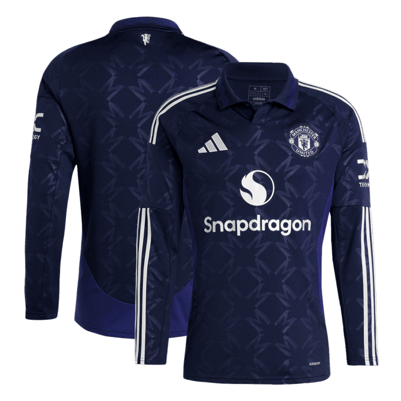 Manchester United Away Long Sleeve Soccer Jersey 2024/25