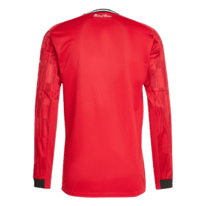 Manchester United Home Long Sleeve Soccer Jersey 2025/26