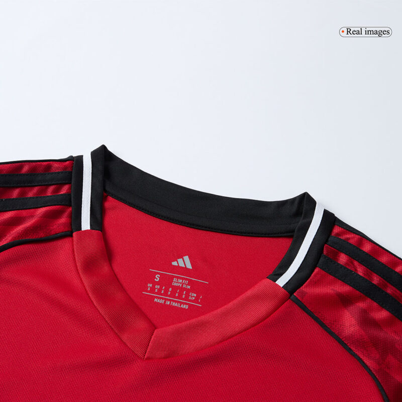 Manchester United Home Long Sleeve Soccer Jersey 2025/26