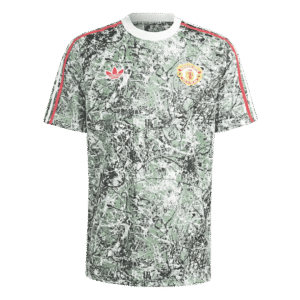 Manchester United X Stone Roses Pre-Match Soccer Jersey 2023/24 Green