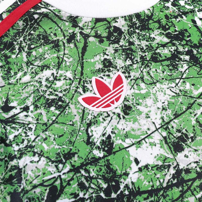 Manchester United X Stone Roses Pre-Match Soccer Jersey 2023/24 Green