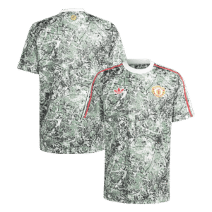 Manchester United X Stone Roses Pre-Match Soccer Jersey 2023/24 Green