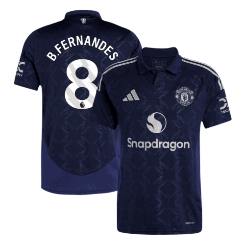 B.FERNANDES #8 Manchester United Away Soccer Jersey 2024/25