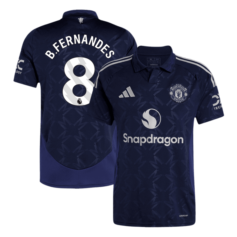 B.FERNANDES #8 Manchester United Away Soccer Jersey 2024/25